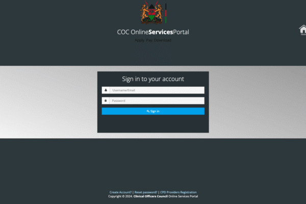 CoC Online Services Portal: A Complete Guide for Users