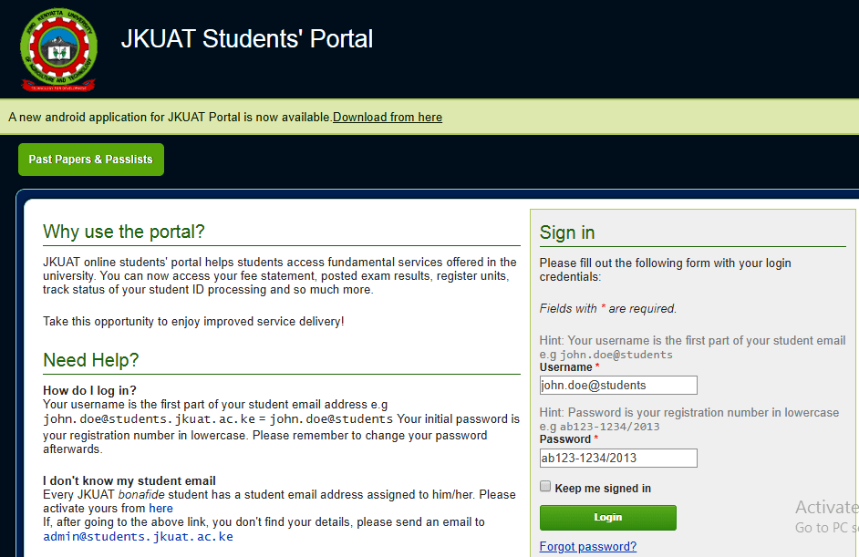 Jomo Kenyatta University Student Portal: Complete Guide
